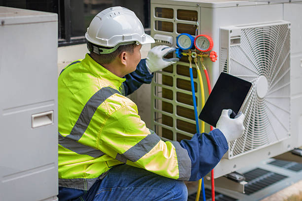 Professional Ductwork Repair technician working in Middle Falls, NY